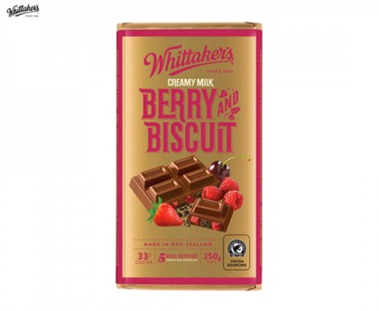 Whittaker's 惠特克 梅子松饼牛奶巧克力 250克（33%可可）